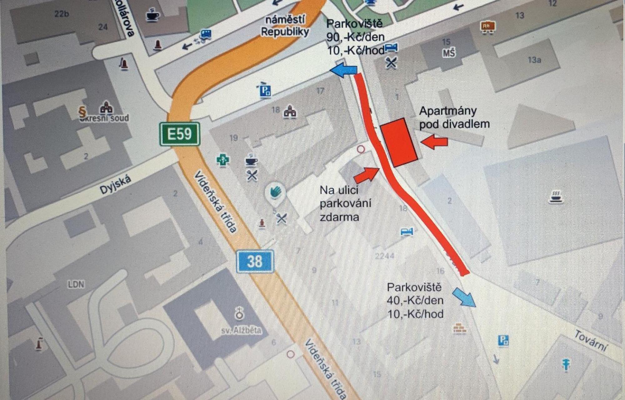 Apartmany Pod Divadlem Znojmo Exteriör bild
