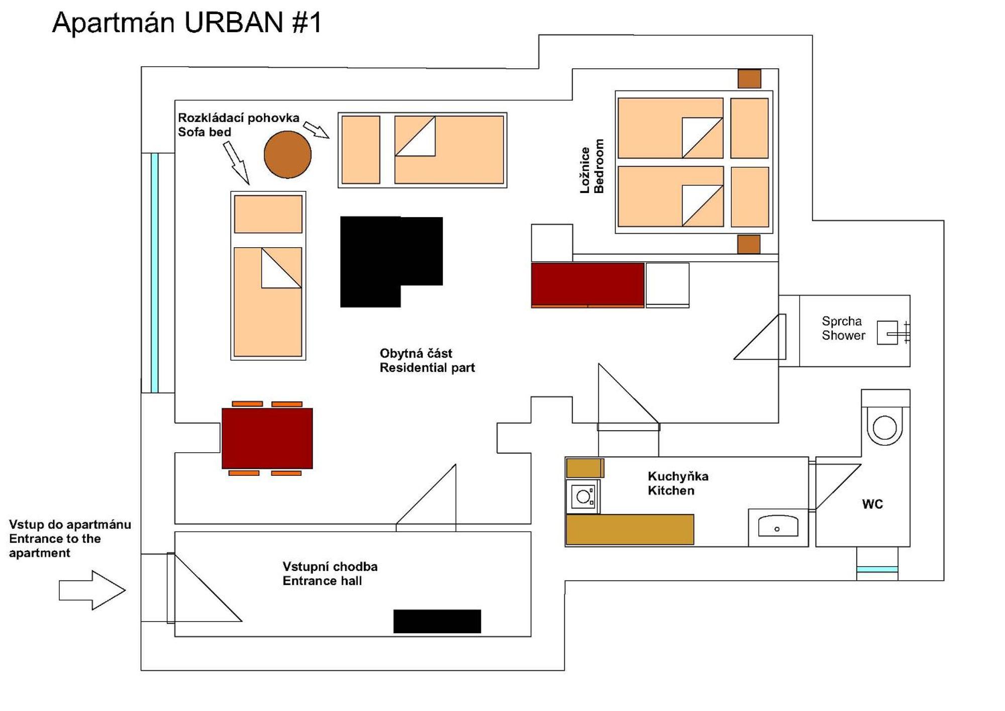 Apartmany Pod Divadlem Znojmo Exteriör bild